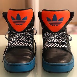 Adidas Black and Orange Men’s Shoes
